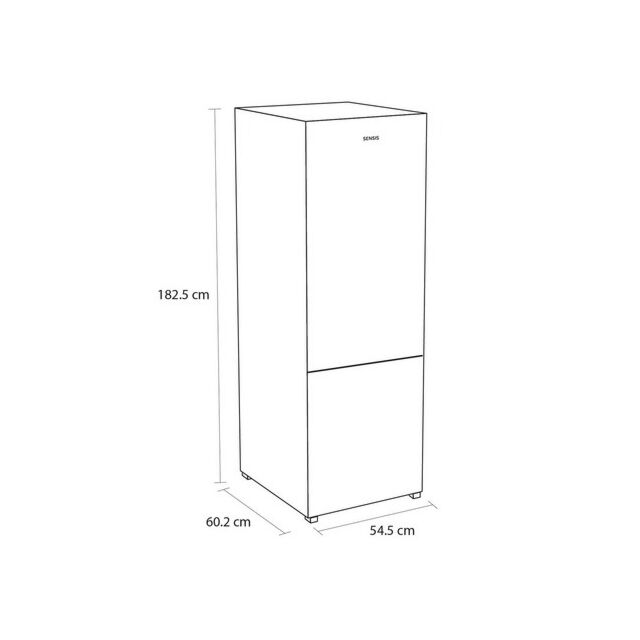 Sensis RFCMF0154EW 54.5Cm Total No Frost Fridge Freezer - White