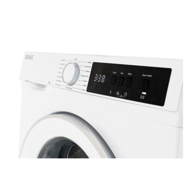 Sensis WMF01914AW 9kg 1400 Spin Washing Machine - White