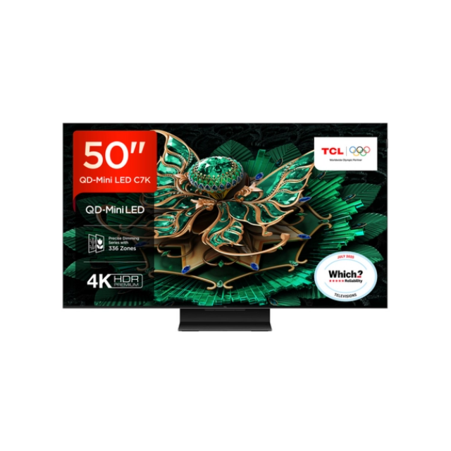 TCL 50C7K-UK 50inch 4K QD-MINI LED UHD TV