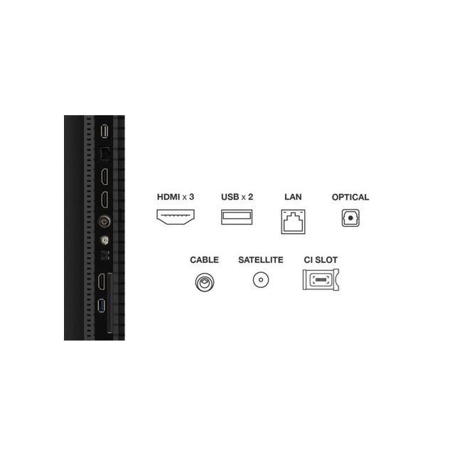 TCL 50P7K-UK 50inch 4K QLED Direct LED HDR Google TV