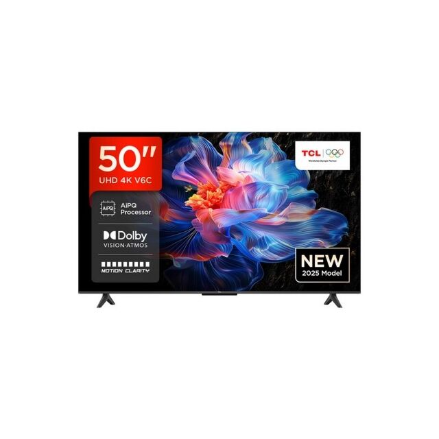 TCL 50V6C-UK 50inch 4K Direct LED HDR Google TV
