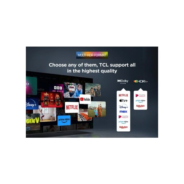 TCL 50V6C-UK 50inch 4K Direct LED HDR Google TV