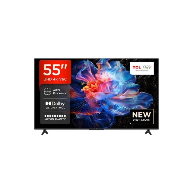 TCL 55V6C-UK 55inch 4K Direct LED HDR Google TV