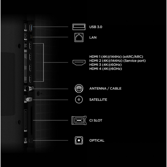 TCL 85RM7L-UK 85inch 4K Ultra HD Rgb Mini Led Google TV
