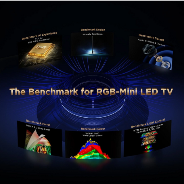TCL 85RM9L-UK 85inch 4K Ultra HD RGB MINI LED Google TV