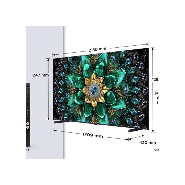 TCL 98Q6C-UK 98inch 4K QD-Mini LED UHD Smart Google TV