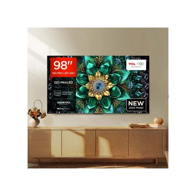 TCL 98Q6C-UK 98inch 4K QD-Mini LED UHD Smart Google TV