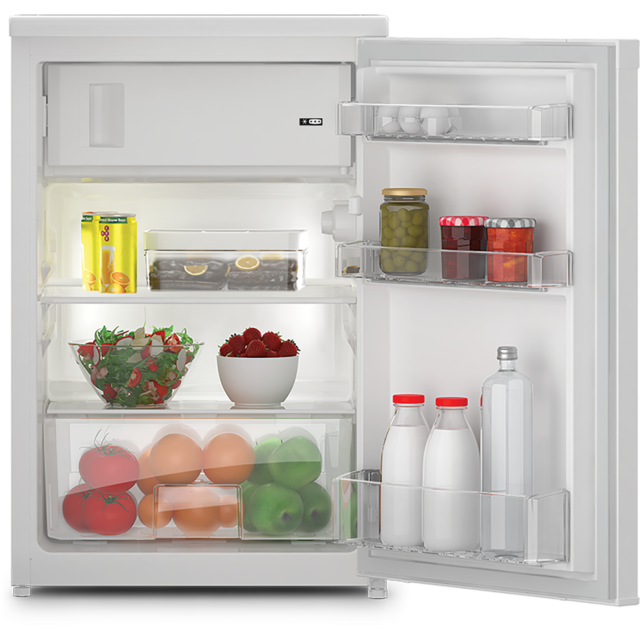 Zenith ZRS4584W 54cm Under Counter Fridge with 4 Star Freezer - White