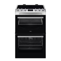  AEG 55cm Freestanding Electric Ceramic Cooker – STAINLESS STEEL