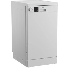 Beko Ireland DVS05C20W Slimline Freestanding Dishwasher - White - A Energy Rated