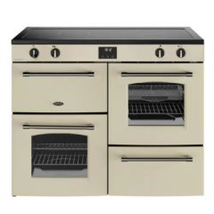 Belling Farmhouse 110cm Induction Range Cooker - Cream