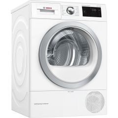 Bosch WTWH7660GB 9kg Condenser Tumble Dryer with Heat Pump - White 