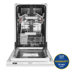 Hotpoint HSICIH4798BI Integrated Slimline Dishwasher - Stainless Steel - A Energy Rated