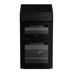Hotpoint HTE5CCB 50Cm Black Cooker