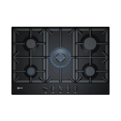 Neff T27DS59S0 N70 75cm Black Enamel Gas Hob