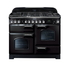 Rangemaster CDL110DFFBL/C CDL110DFFBLC Classic Deluxe Dual Fuel Range Cooker