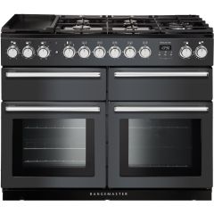 Rangemaster Nexus Se 110cm Wide Dual Fuel Range Cooker - Slate / Chrome
