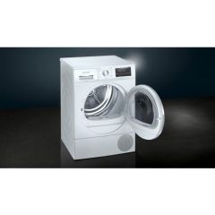 Siemens WT47RT90GB 9Kg Heat Pump Tumble Dryer White 