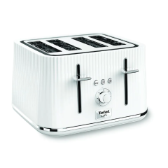 Tefal TT760140 Loft 4 Slot Toaster White