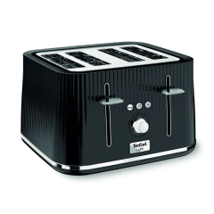 Tefal TT760840 Loft 4 Slot Toaster Black