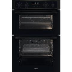Zanussi ZKCNA7KN Series 40 Airfry Built In Electric Double Oven - Black