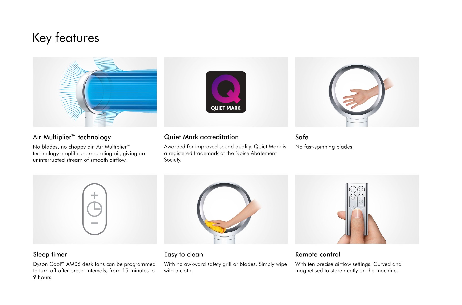 Dyson am06 key features